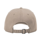Back view of Richardson 326 cotton twill hat in dark khaki