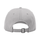 Back view of Richardson 326 cotton twill hat in grey