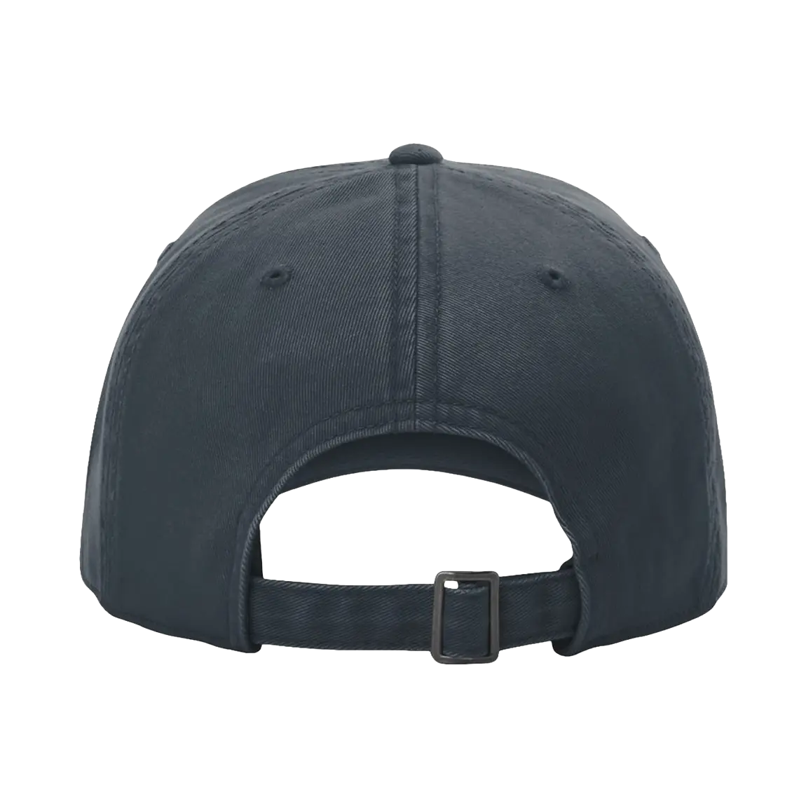 Back view of Richardson 326 cotton twill hat in navy