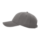 Side view of Richardson 326 cotton twill hat in charcoal