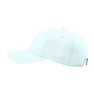 Side view of Richardson 326 cotton twill hat in powder blue