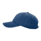 Side view of Richardson 326 cotton twill hat in royal