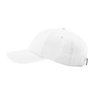 Side view of Richardson 326 cotton twill hat in white