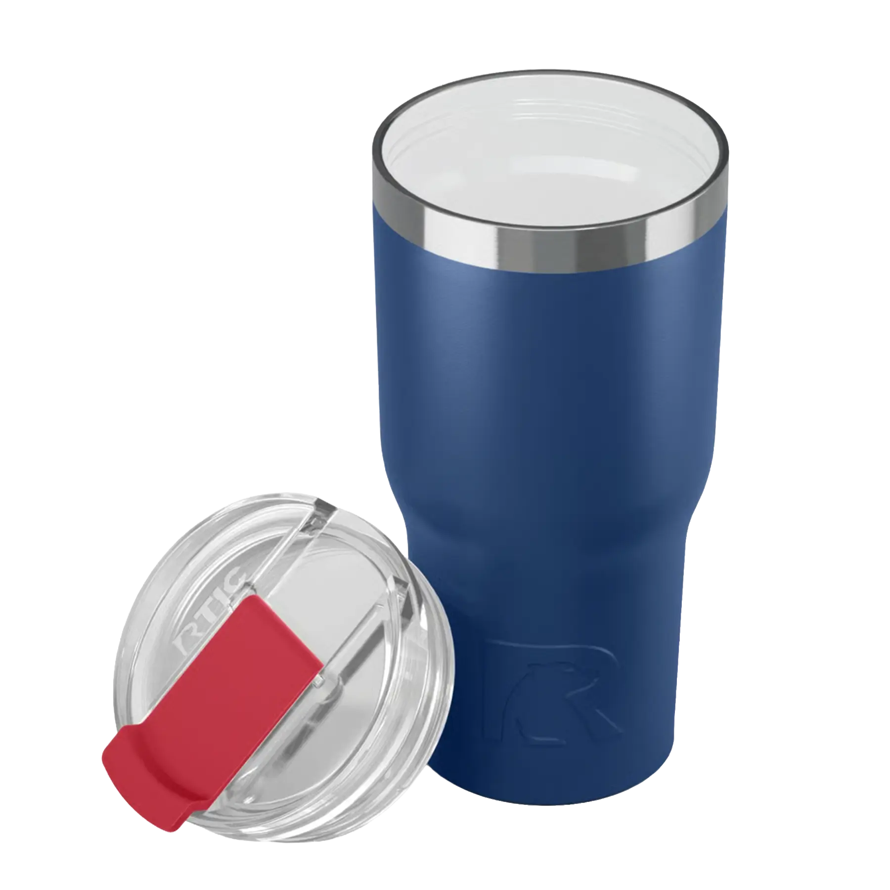 Ceramic-lined interior of patriot RTIC 20 oz Essential tumbler