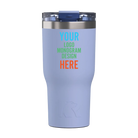 Personalized periwinkle RTIC 20 oz Essential ceramic-lined tumbler with custom UV full color print logo, monogram, or design