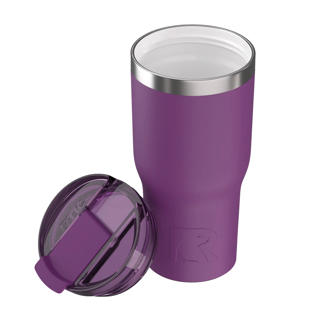 Ceramic-lined interior of berry jam RTIC 20 oz Essential tumbler