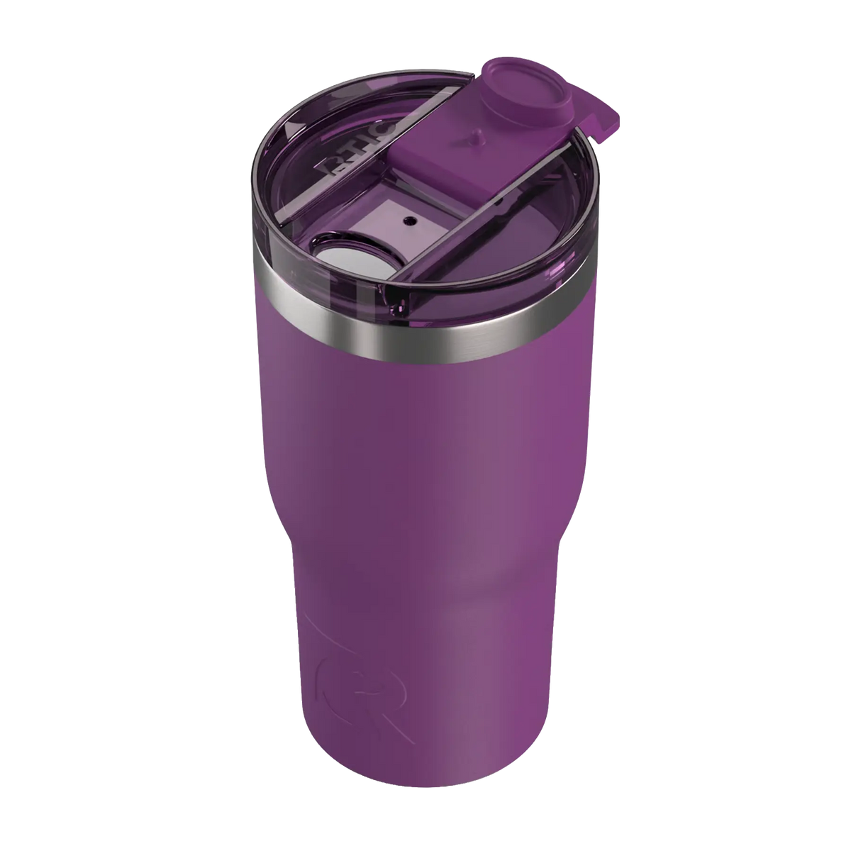 Spill-resistant travel lid for berry jam RTIC 20 oz Essential tumbler