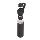 Removable shaker of black RTIC 24 oz Refuel water bottle