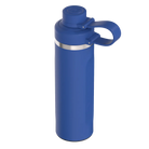 Top angle view of cobalt RTIC 24 oz Refuel water bottle
