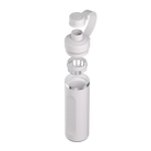 Removable shaker of cool grey RTIC 24 oz Refuel water bottle