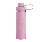 Personalized rosewood RTIC 24 oz Refuel water bottle with custom laser engraved logo, monogram, or design