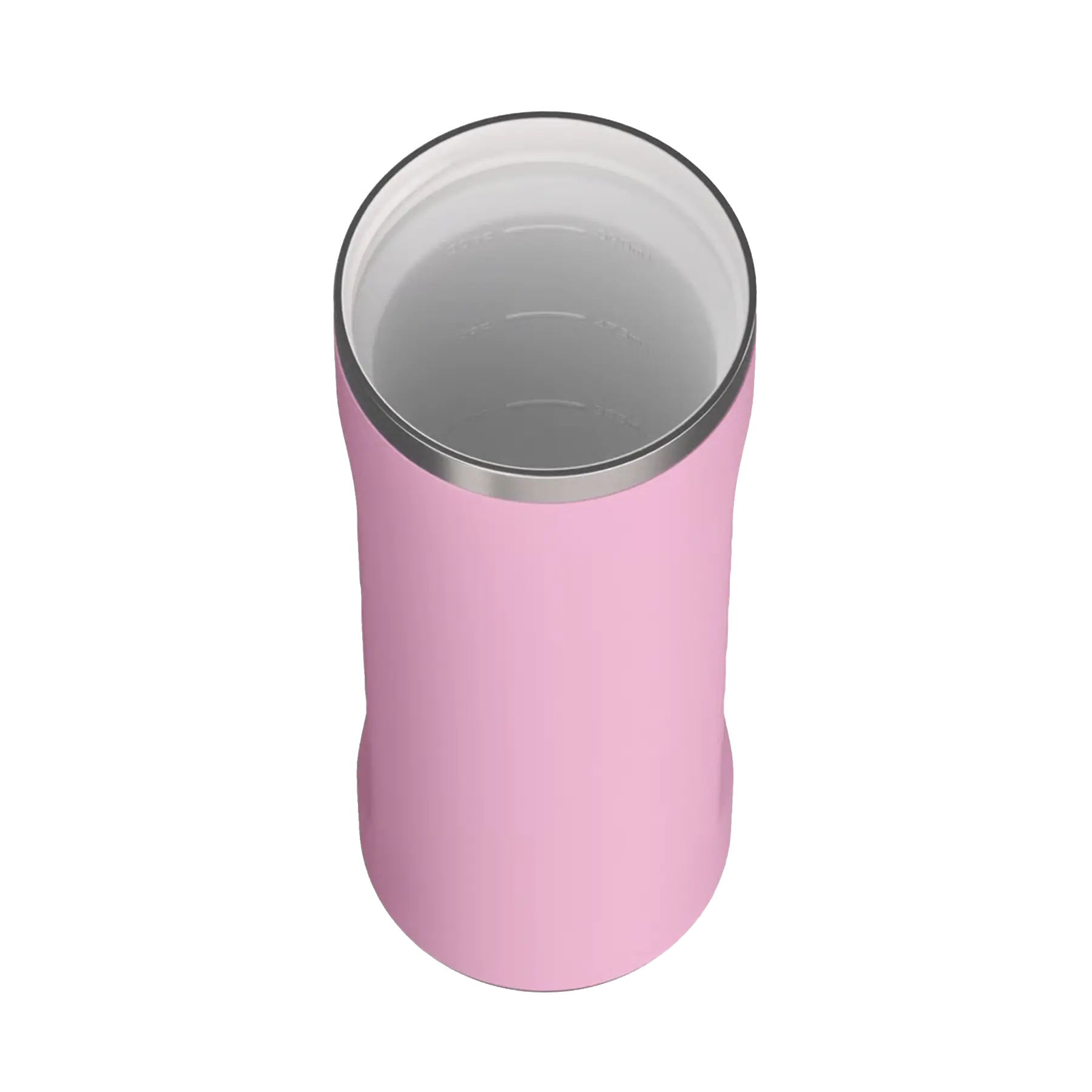 Ceramic-lined interior of rosewood RTIC 24 oz Refuel water bottle