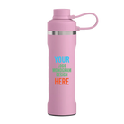 Personalized rosewood RTIC 24 oz Refuel water bottle with custom UV full color printed logo, monogram, or design