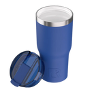 Ceramic-lined interior of cobalt RTIC 30 oz Essential tumbler