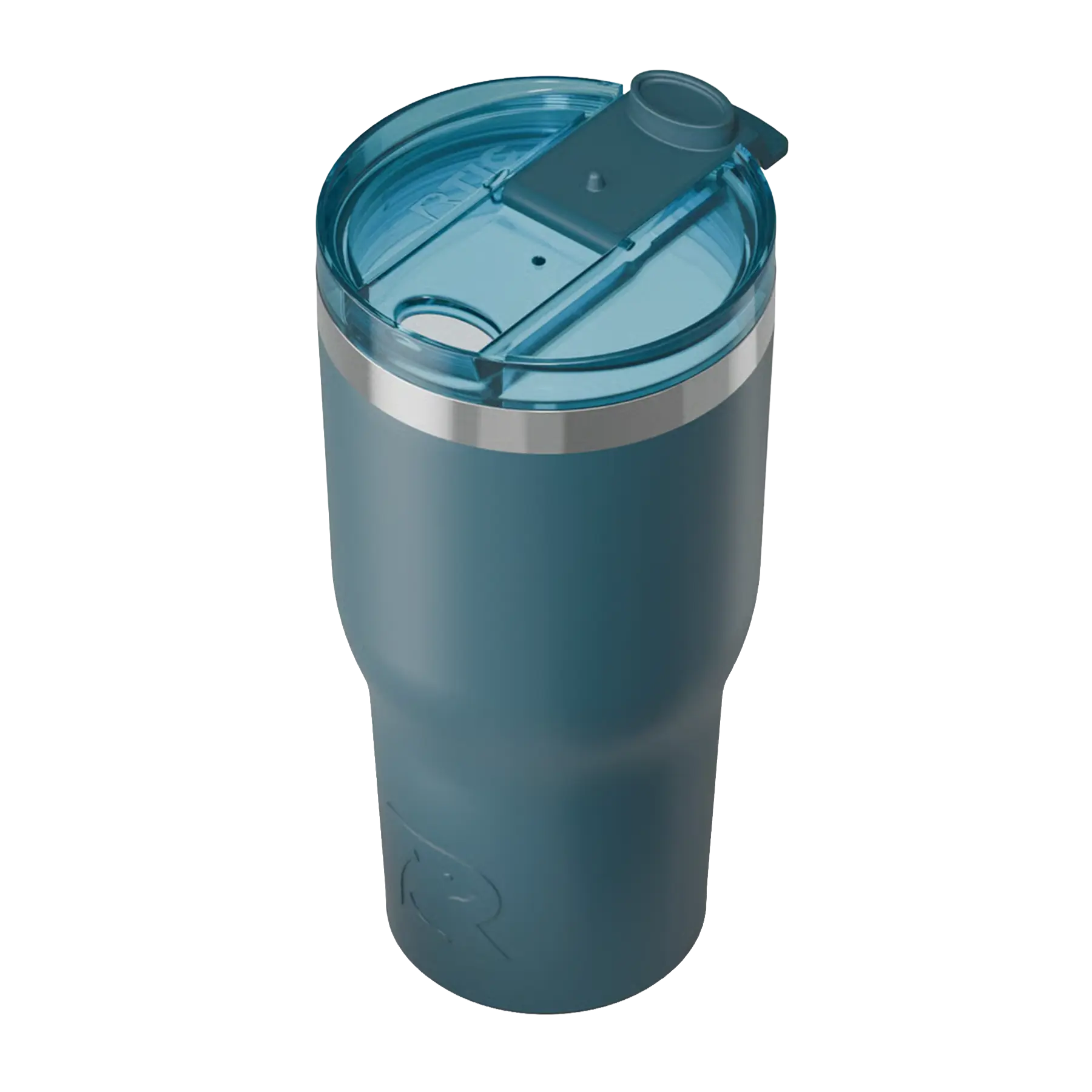 Spill-resistant travel lid for marine RTIC 30 oz Essential tumbler