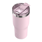 Spill-resistant travel lid for pale pink RTIC 30 oz Essential tumbler
