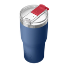 Spill-resistant travel lid for patriot RTIC 30 oz Essential tumbler