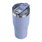 Spill-resistant travel lid for periwinkle RTIC 30 oz Essential tumbler