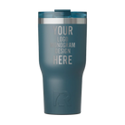 Personalized marine RTIC 30 oz Essential ceramic-lined tumbler with custom laser engraved logo, monogram, or design