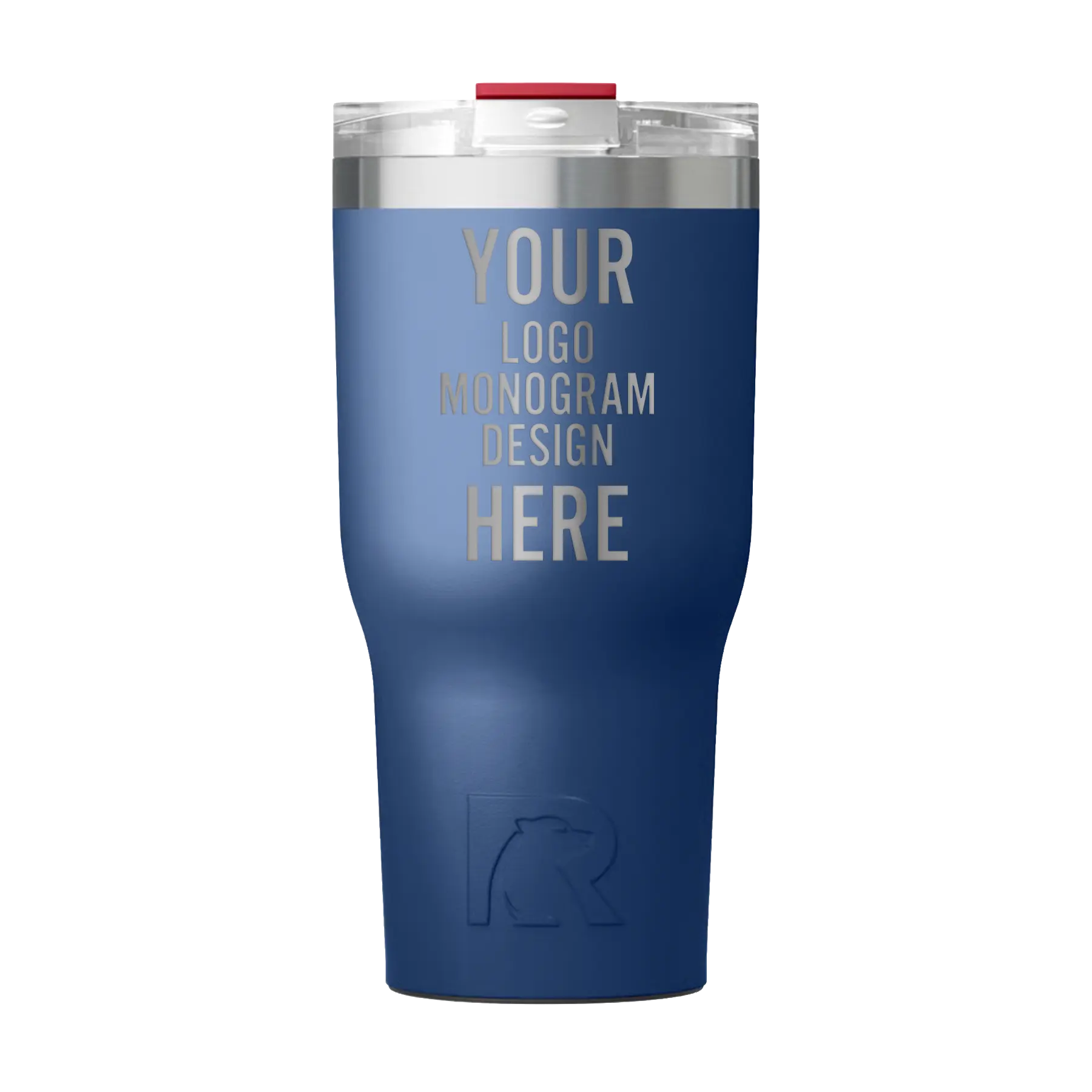 Personalized patriot RTIC 30 oz Essential ceramic-lined tumbler with custom laser engraved logo, monogram, or design