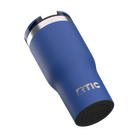 Built-in silicone anti-slip base on cobalt RTIC 30 oz Essential tumbler