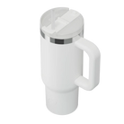 Straw travel lid for white RTIC 30 oz Road Trip tumbler