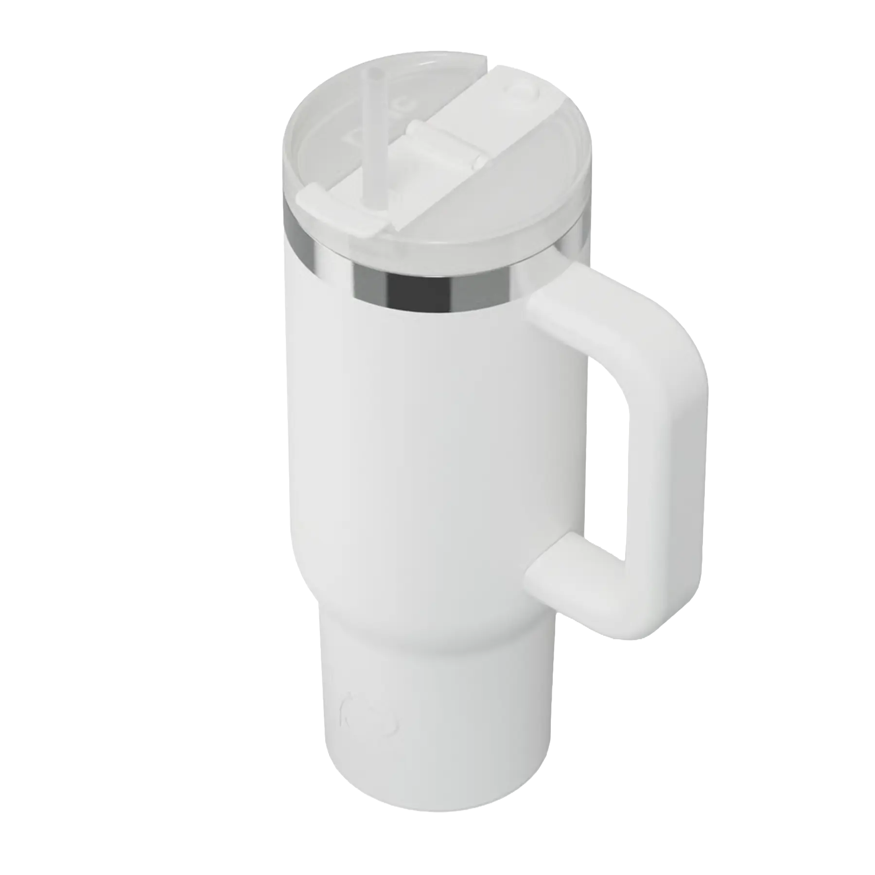 Straw travel lid for white RTIC 30 oz Road Trip tumbler