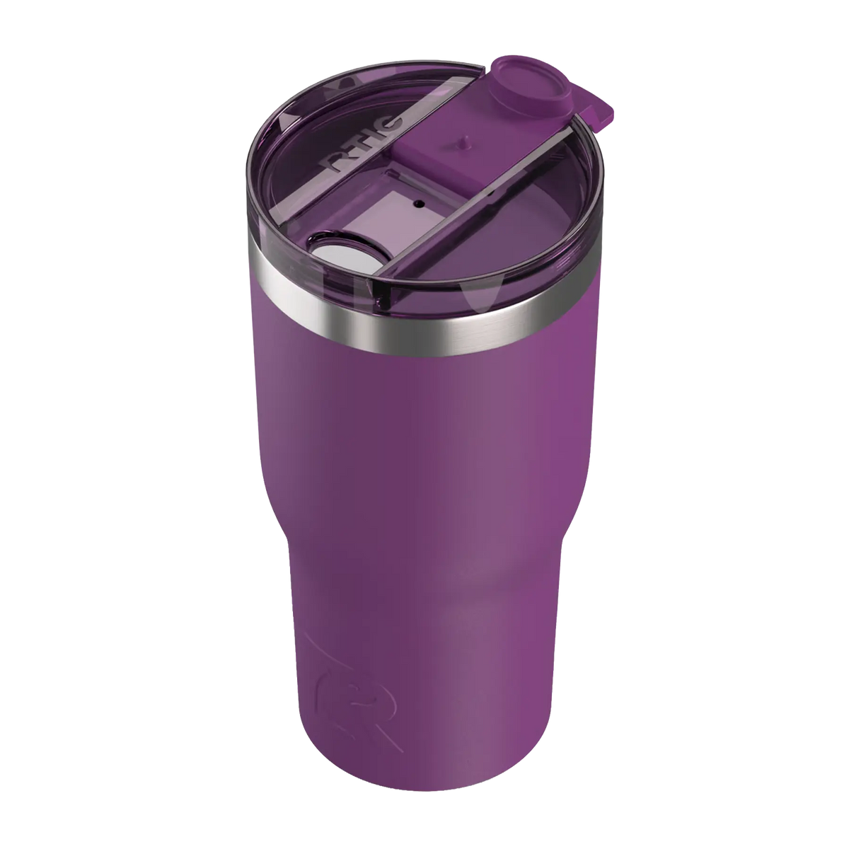 Spill-resistant travel lid for berry jam RTIC 30 oz Essential tumbler