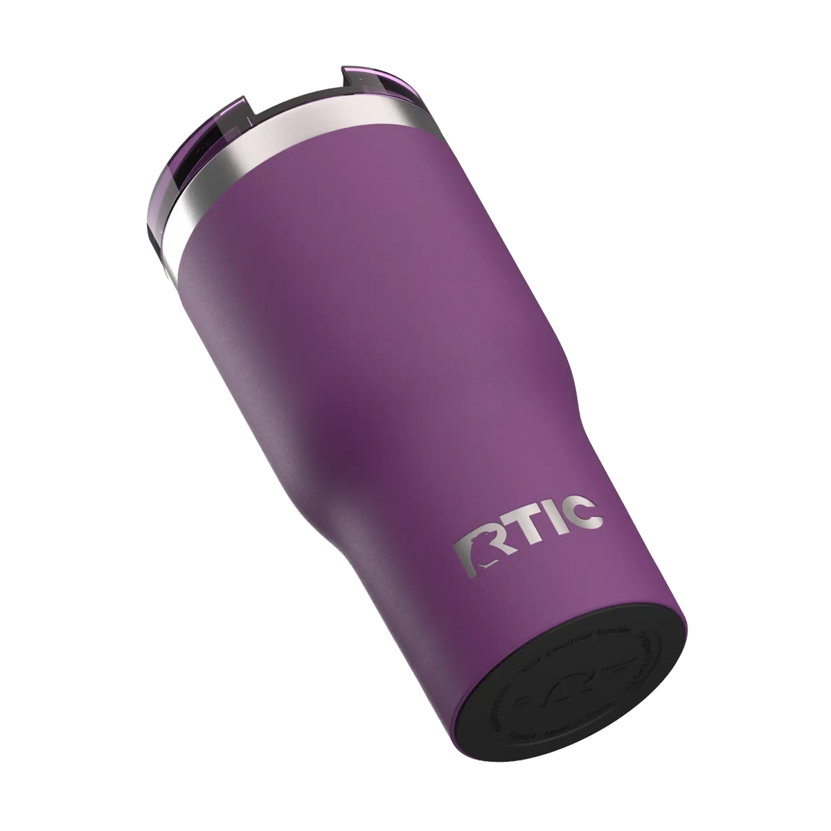 Built-in silicone anti-slip base on berry jam RTIC 30 oz Essential tumbler