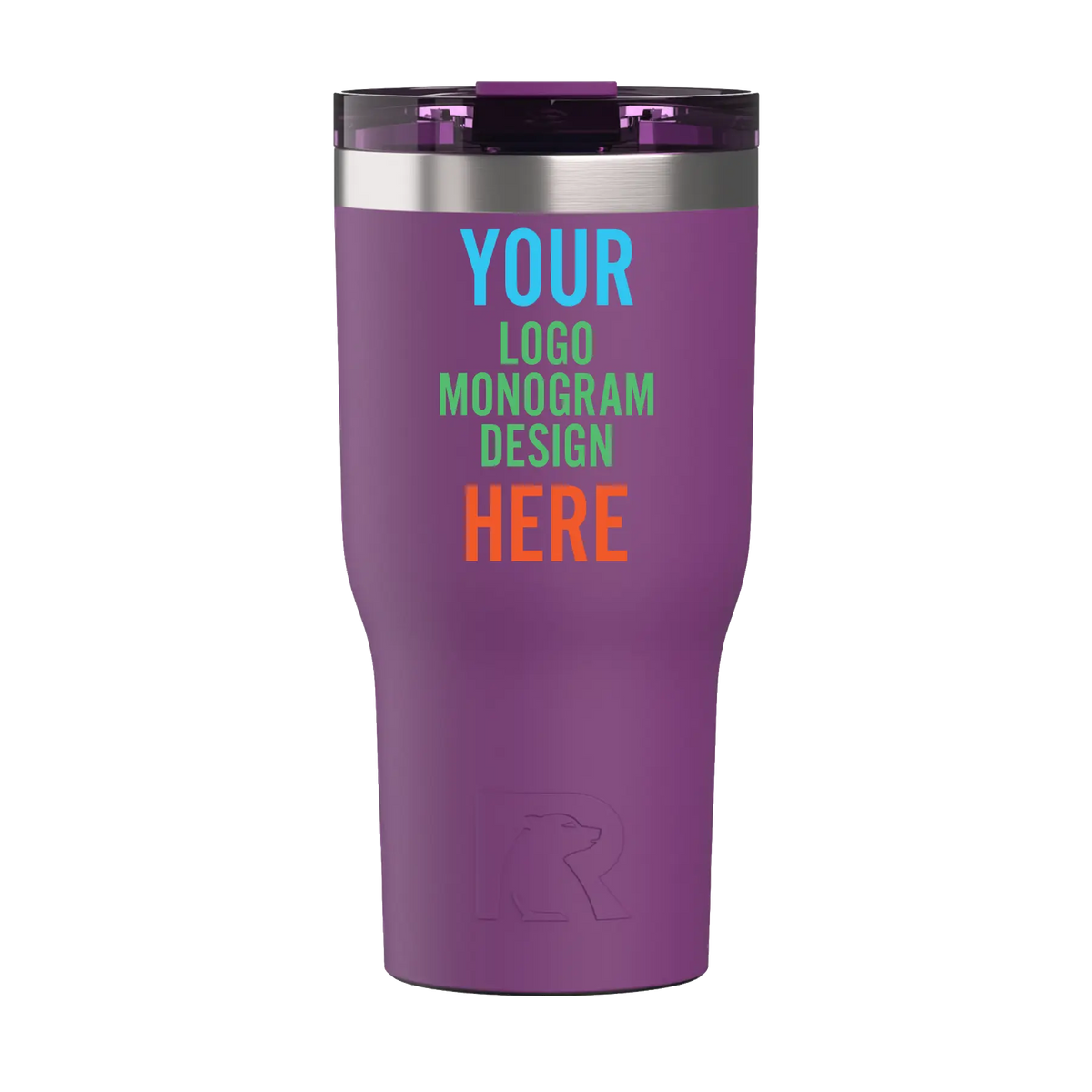 Personalized berry jam RTIC 30 oz Essential ceramic-lined tumbler with custom UV full color print logo, monogram, or design