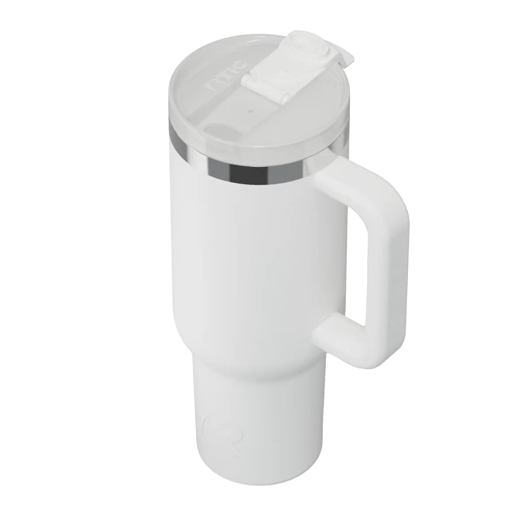 Straw travel lid for white RTIC 40 oz Road Trip tumbler