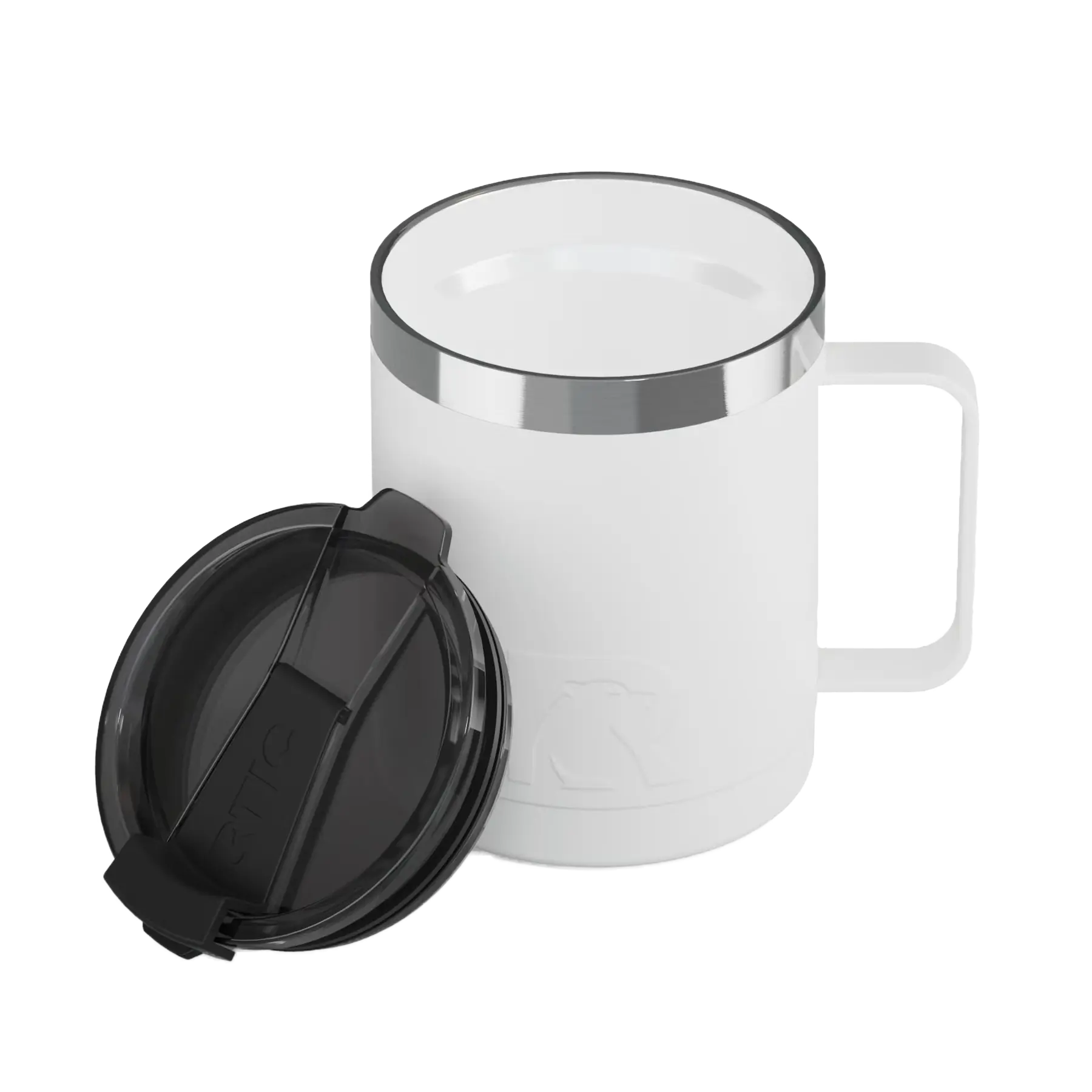 Personalized RTIC 12 oz Essential Coffee Mug Ceramic Lined - White| Iconic  Imprint