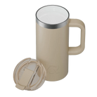 Ceramic-lined interior of beach RTIC 16 oz Road Trip travel mug