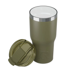 Ceramic-lined interior of olive RTIC 20 oz Essential tumbler