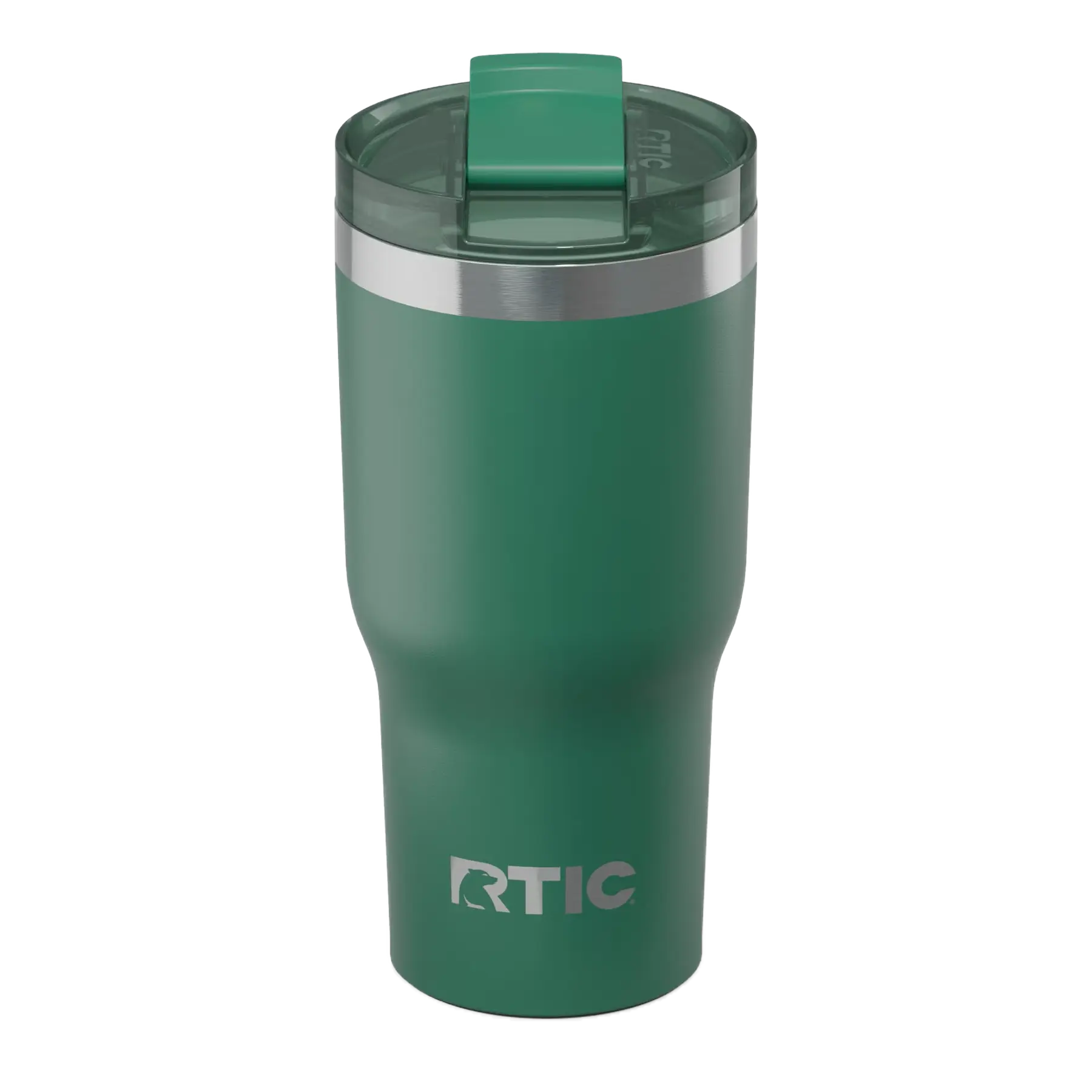 Spill-resistant travel lid for pine tree RTIC 20 oz Essential tumbler