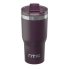 Spill-resistant travel lid for plum RTIC 20 oz Essential tumbler