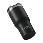 Built-in silicone anti-slip base on black RTIC 20 oz Essential tumbler