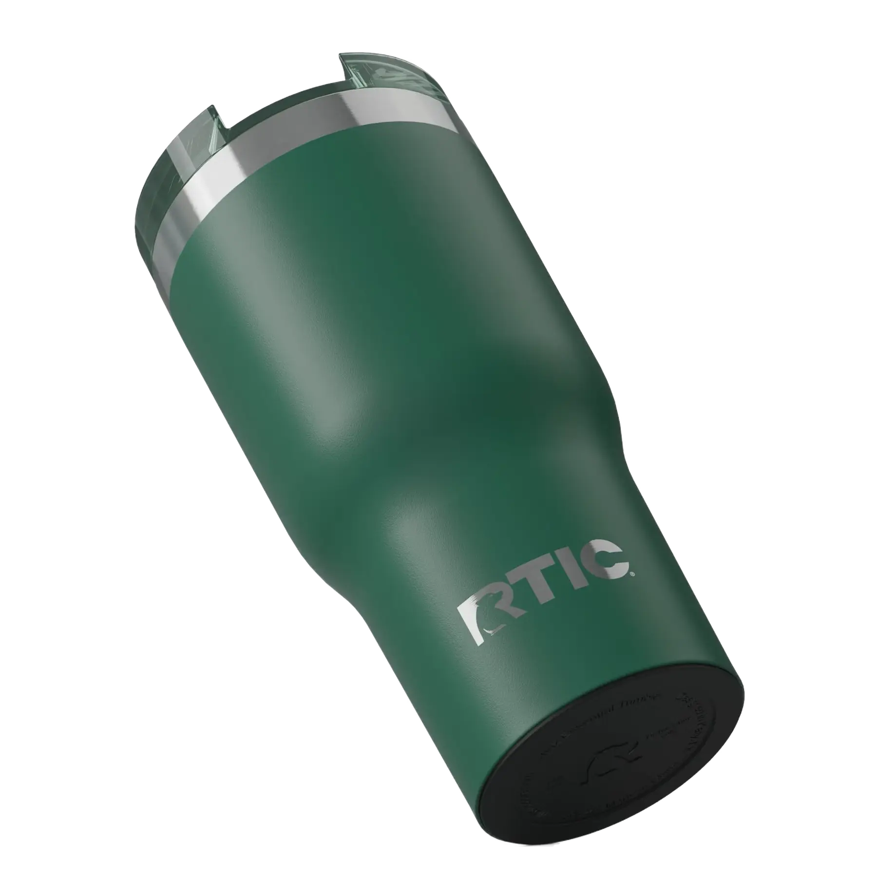Built-in silicone anti-slip base on pine tree RTIC 20 oz Essential tumbler
