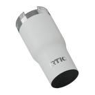 Built-in silicone anti-slip base on white RTIC 20 oz Essential tumbler