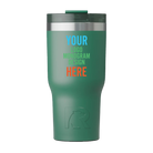 Personalized pine tree RTIC 20 oz Essential ceramic-lined tumbler with custom UV full color print logo, monogram, or design