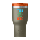 Personalized trailblazer RTIC 20 oz Essential ceramic-lined tumbler with custom UV full color print logo, monogram, or design