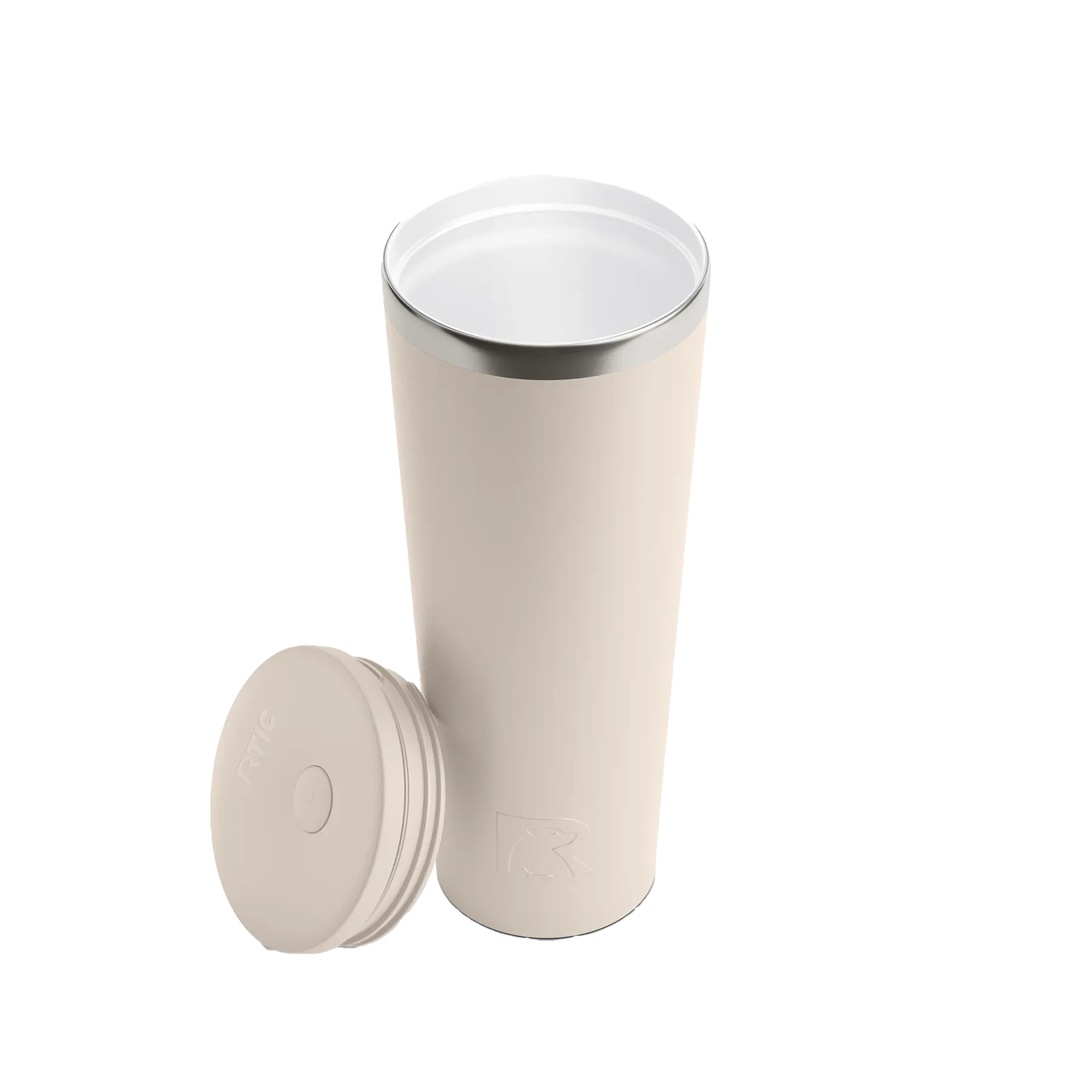 Ceramic-lined interior of beach RTIC 28 oz Everyday tumbler