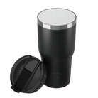 Ceramic-lined interior of black RTIC 30 oz Everyday tumbler