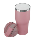 Ceramic-lined interior of dusty rose RTIC 30 oz Everyday tumbler
