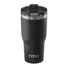 Spill-resistant travel lid for black RTIC 30 oz Essential tumbler