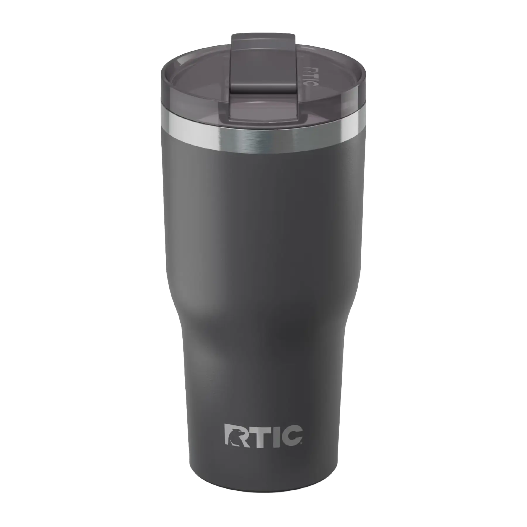 Spill-resistant travel lid for graphite RTIC 30 oz Essential tumbler