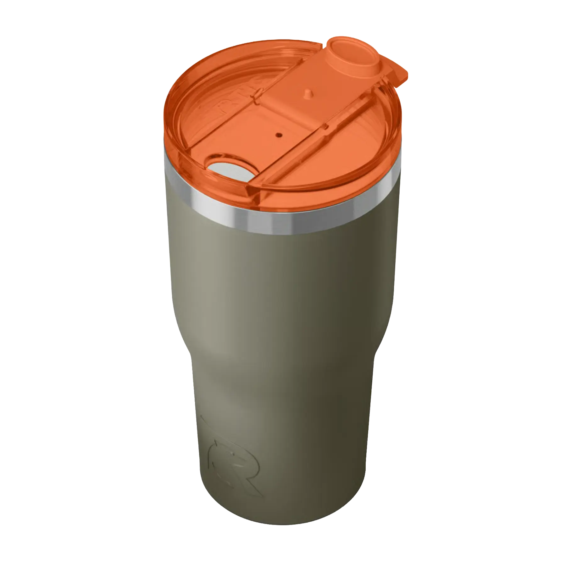Top view of the spill-resistant travel lid for trailblazer RTIC 30 oz Essential tumbler