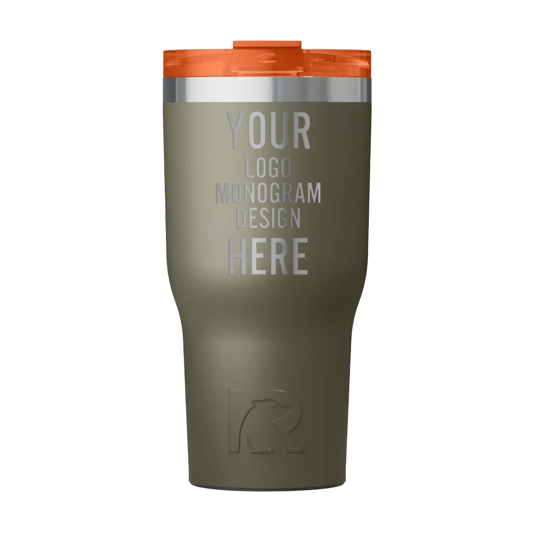 Personalized trailblazer RTIC 30 oz Essential ceramic-lined tumbler with custom laser engraved logo, monogram, or design
