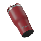 Built-in silicone anti-slip base on flag red RTIC 30 oz Essential tumbler