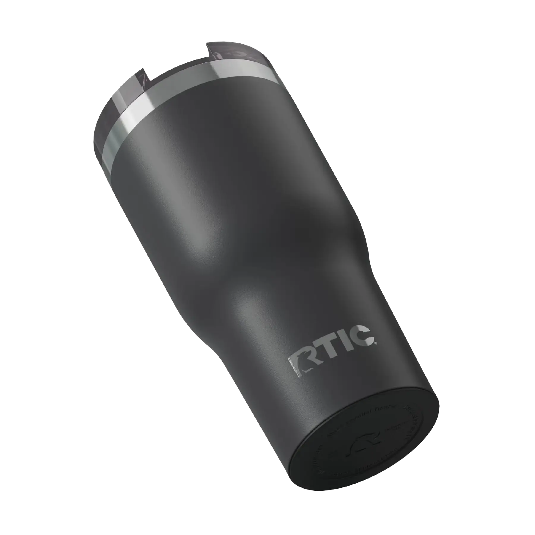 Built-in silicone anti-slip base on graphite RTIC 30 oz Essential tumbler